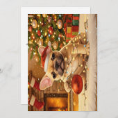 Weihnachtskarte Feiertagskarte (Vorne/Hinten)