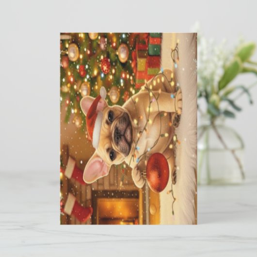 Weihnachtskarte Feiertagskarte (Stehend Vorderseite)