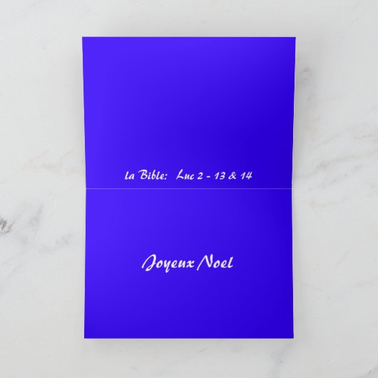 Weihnachtskarte Feiertagskarte (Innenseite)