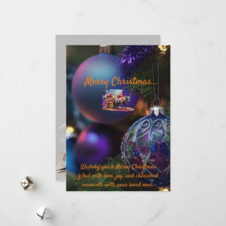 Weihnachtskarte Feiertagskarte