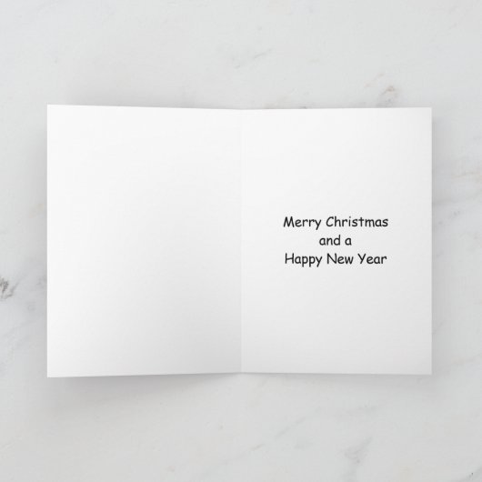 Weihnachtskarte Feiertagskarte (Innenseite)