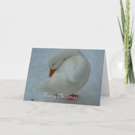 Weihnachtskarte Feiertagskarte (Vorderseite)