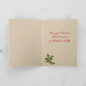 Weihnachtskarte Feiertagskarte (Innenseite)