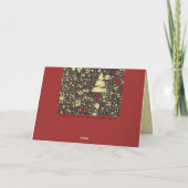 Weihnachtskarte Feiertagskarte (Rückseite)