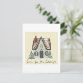 Weihnachtskarte Feiertagskarte (Stehend Vorderseite)