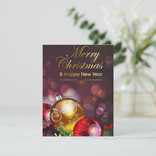 Weihnachtskarte Feiertagskarte (Stehend Vorderseite)