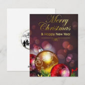 Weihnachtskarte Feiertagskarte (Vorne/Hinten)