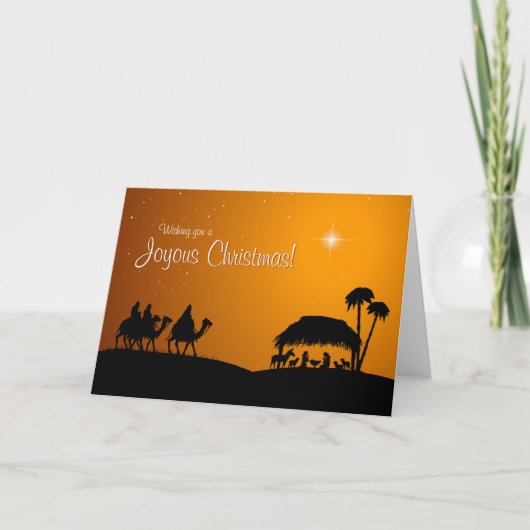 Weihnachtskarte Feiertagskarte (Vorderseite)