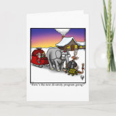 Weihnachtskarte Feiertagskarte (Vorderseite)