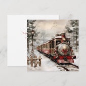 Weihnachtskarte Feiertagskarte (Vorne/Hinten)