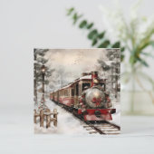 Weihnachtskarte Feiertagskarte (Stehend Vorderseite)