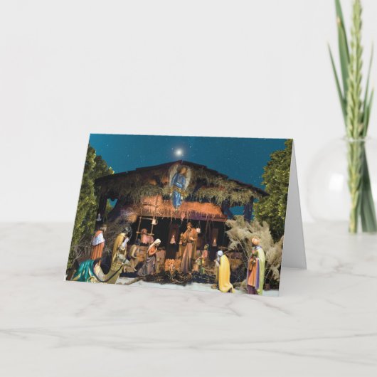 Weihnachtskarte Feiertagskarte (Vorderseite)
