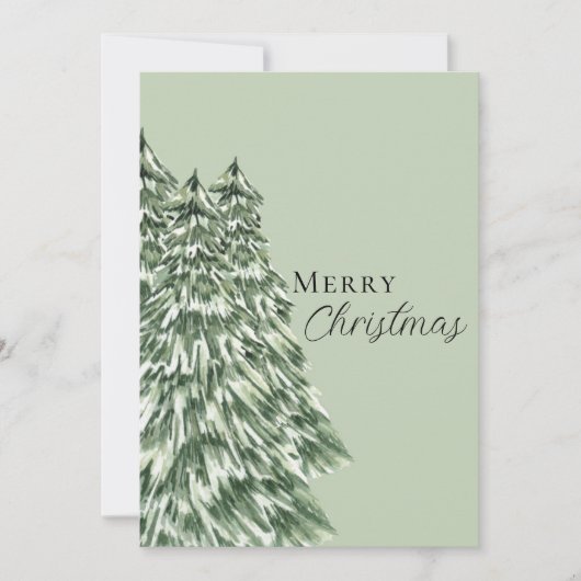 Weihnachtskarte Feiertagskarte (Vorderseite)