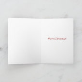 Weihnachtskarte Feiertagskarte (Innenseite)
