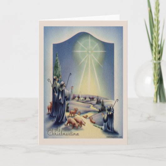Weihnachtskarte Feiertagskarte (Vorderseite)
