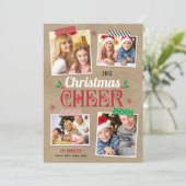 Weihnachtskarte Feiertagskarte (Stehend Vorderseite)