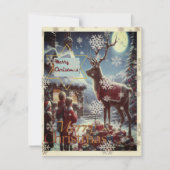 Weihnachtskarte Feiertagskarte (Vorderseite)