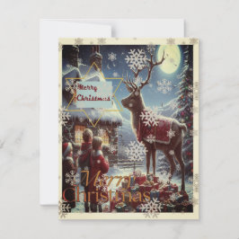 Weihnachtskarte Feiertagskarte