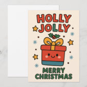 Weihnachtskarte Feiertagskarte (Vorne/Hinten)