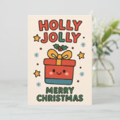 Weihnachtskarte Feiertagskarte (Stehend Vorderseite)