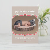 Weihnachtskarte Feiertagskarte (Stehend Vorderseite)