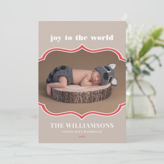 Weihnachtskarte Feiertagskarte (Stehend Vorderseite)