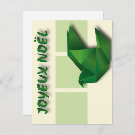 Weihnachtskarte Feiertagskarte (Vorne/Hinten)