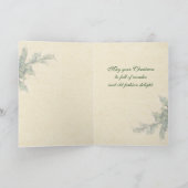 Weihnachtskarte Feiertagskarte (Innenseite)