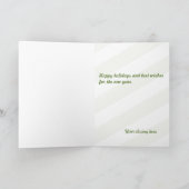 Weihnachtskarte Feiertagskarte (Innenseite)