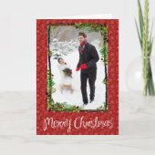 Weihnachtskarte Feiertagskarte (Vorderseite)