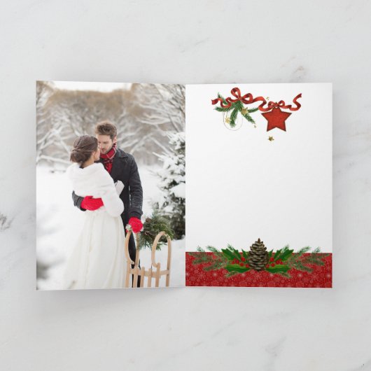 Weihnachtskarte Feiertagskarte (Innenseite)