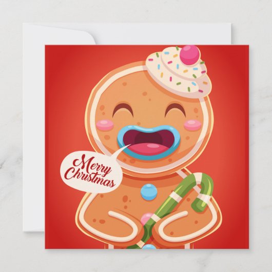 Weihnachtskarte Feiertagskarte (Vorderseite)