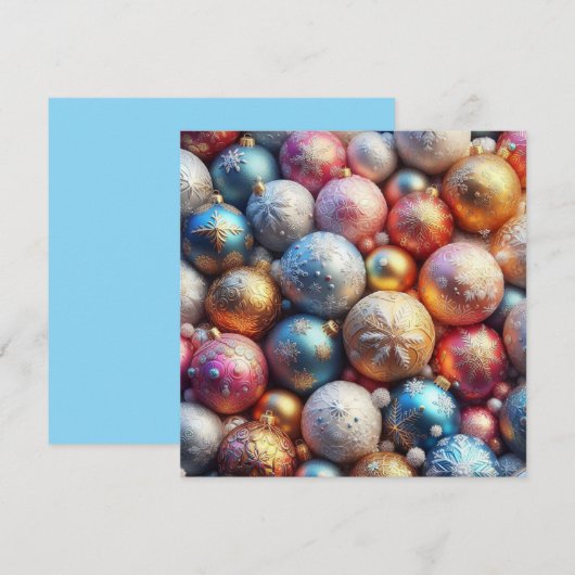 Weihnachtskarte! Feiertagskarte (Vorne/Hinten)