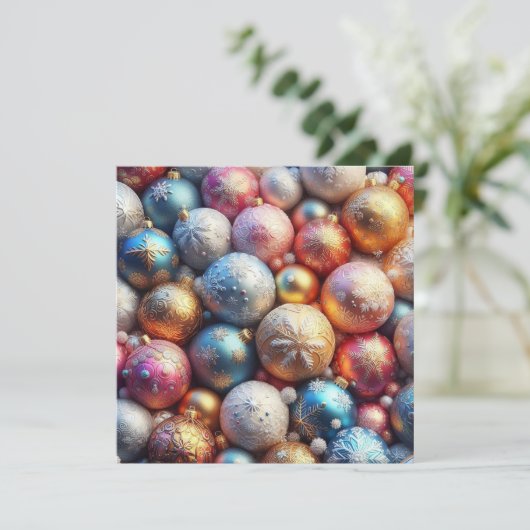 Weihnachtskarte! Feiertagskarte (Stehend Vorderseite)