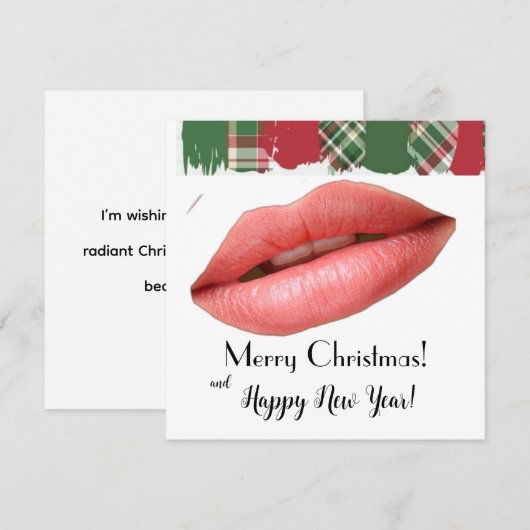 Weihnachtskarte! Feiertagskarte (Vorne/Hinten)