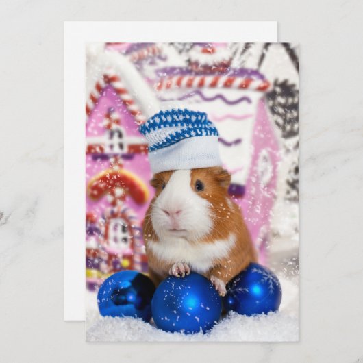 Weihnachtskarte Feiertagskarte (Vorne/Hinten)