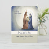 Weihnachtskarte Feiertagskarte (Stehend Vorderseite)