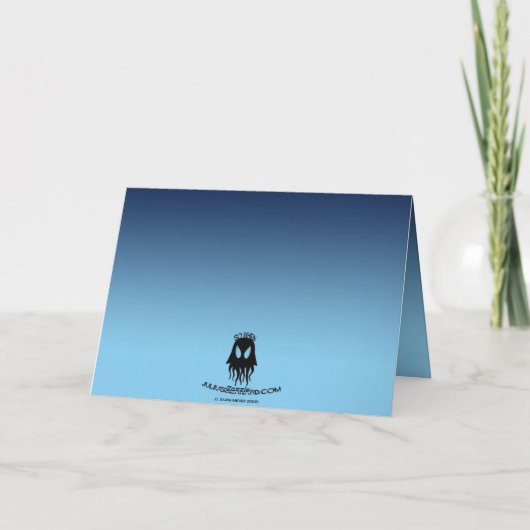 Weihnachtskarte Feiertagskarte (Rückseite)