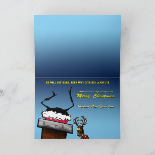 Weihnachtskarte Feiertagskarte (Innenseite)