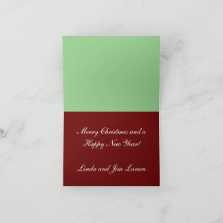 Weihnachtskarte Feiertagskarte