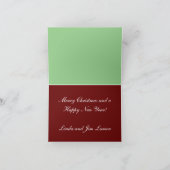 Weihnachtskarte Feiertagskarte (Innenseite)