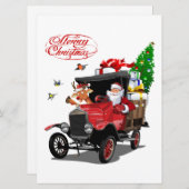 Weihnachtskarte Feiertagskarte (Vorne/Hinten)