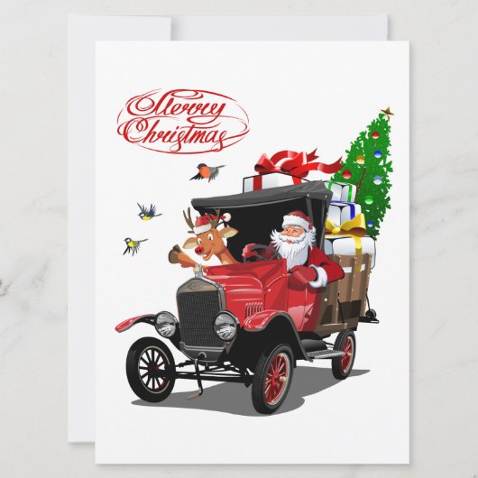 Weihnachtskarte Feiertagskarte (Vorderseite)