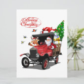 Weihnachtskarte Feiertagskarte (Stehend Vorderseite)