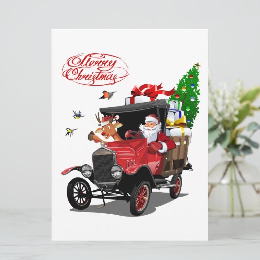 Weihnachtskarte Feiertagskarte (Stehend Vorderseite)