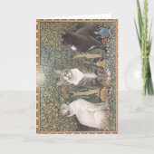 Weihnachtskarte Feiertagskarte (Vorderseite)