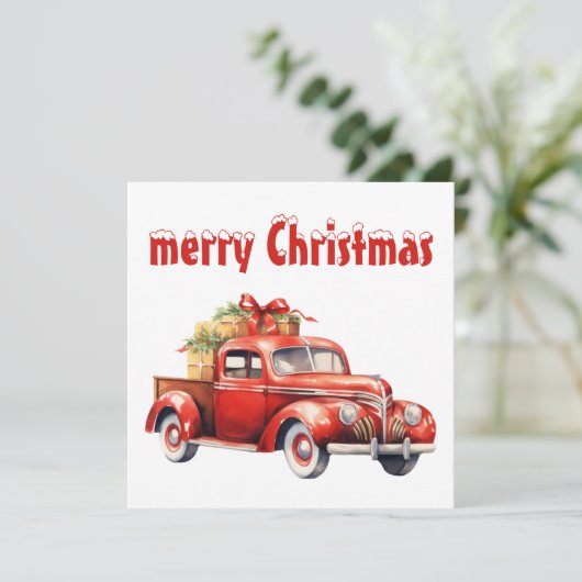 Weihnachtskarte Feiertagskarte (Stehend Vorderseite)