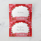 Weihnachtskarte Feiertagskarte (Innenseite)