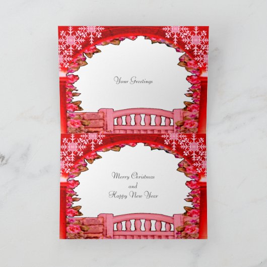 Weihnachtskarte Feiertagskarte (Innenseite)