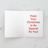 Weihnachtskarte Feiertagskarte (Innenseite)